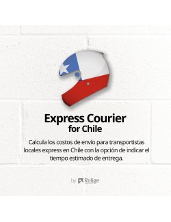 Mensajero Express en Motocicleta y Bicicleta para Chile, Módulo PrestaShop