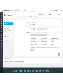 Settings of the module Flow Plus for PrestaShop
