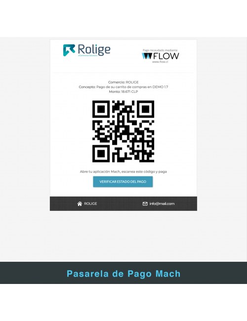 Mach payment gateway of the module Flow Plus for PrestaShop