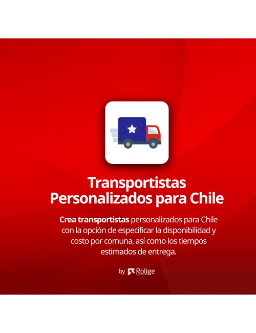Módulo PrestaShop de Transportistas Personalizados para Chile