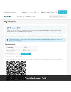 Gateway - CoDi México, Banxico, Banco de México, SPEI, bank transfer, PrestaShop module