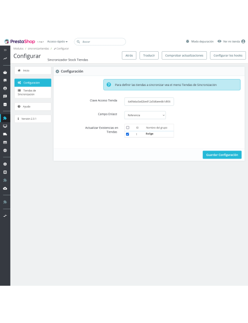Shops Stock Synchronizer