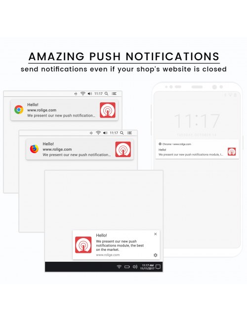 Web Browser Push Notifications using OneSignal, Module for PrestaShop